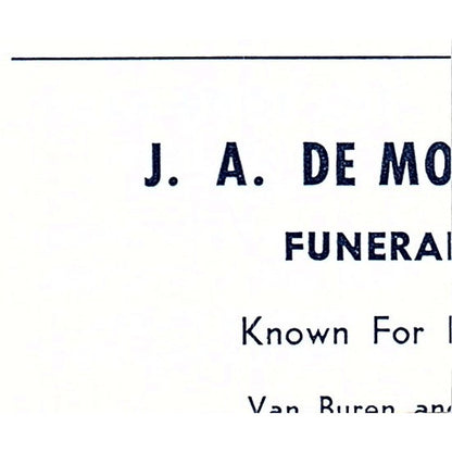 The Food Bank Country Meats E. Van Buren Columbia City Indiana 1964 Ad AG1-S17