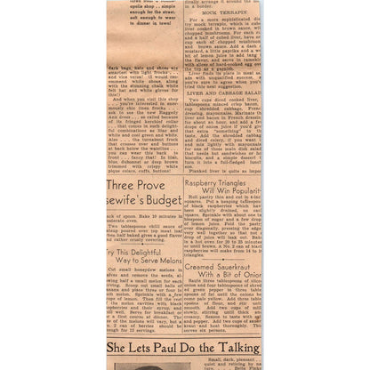 John Thomas Pique Sun Dress 4x8" 1935 Minneapolis Journal Advertisement AE7-N1