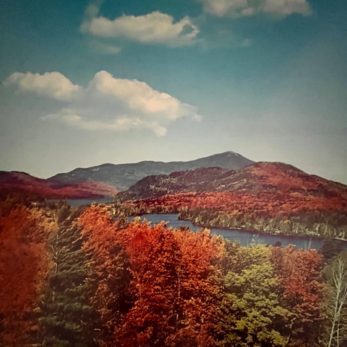 Vintage Fall Views Lake Placid New York 12x16" Art Print FL1