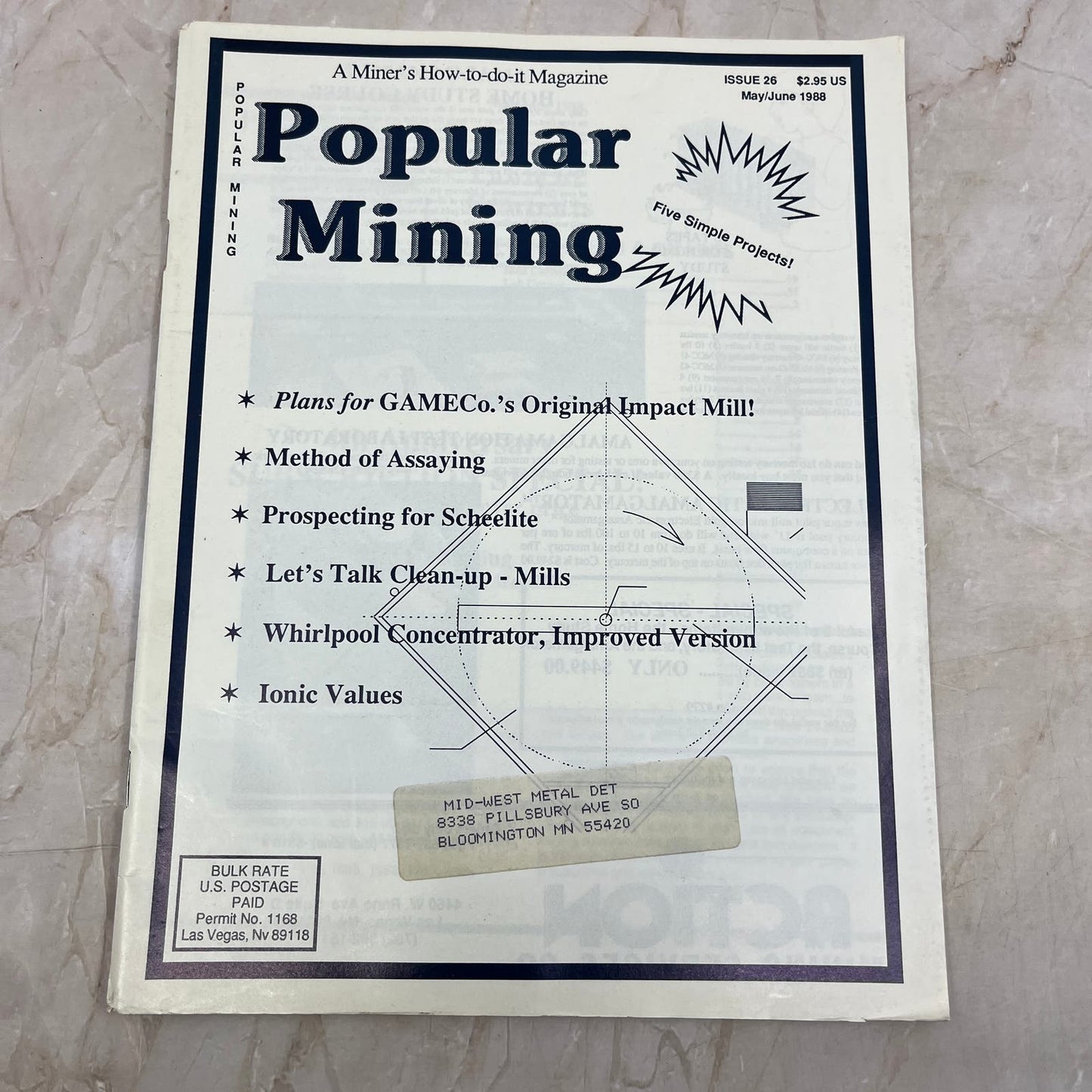 1988 May/Jun - Popular Mining Magazine - Treasure Hunting Gold Prospecting M19