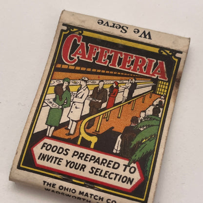 Hagler's Cafeteria & Delicatessen Brookline MA Vintage Matchbook Cover TB8-MB2-5