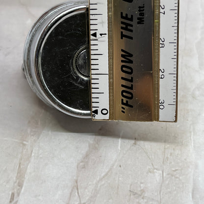 Vintage Round Silver Tone Table Lighter Insert Measurements in Pics TL1