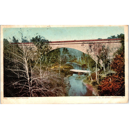 1901 Cabin John Bridge Maryland Antique Postcard PE1