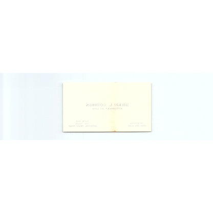 Sherri L Cothrun Attorney Houston TX Vintage Business Card SE3-B12