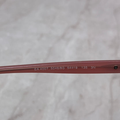 Emporio Armani Women's Black/Pink EA4007 54-19-135 Sunglasses Frames TH9-G1-3
