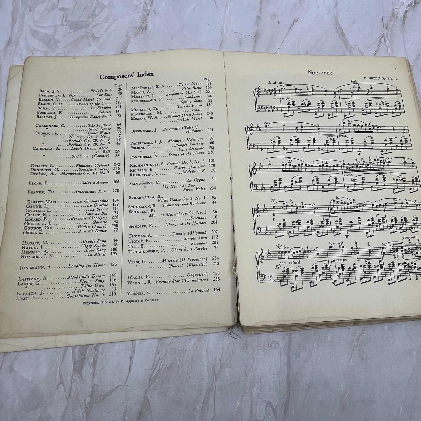 1918 Piano Pieces the Whole World Plays Sheet Music Book TI8-S8
