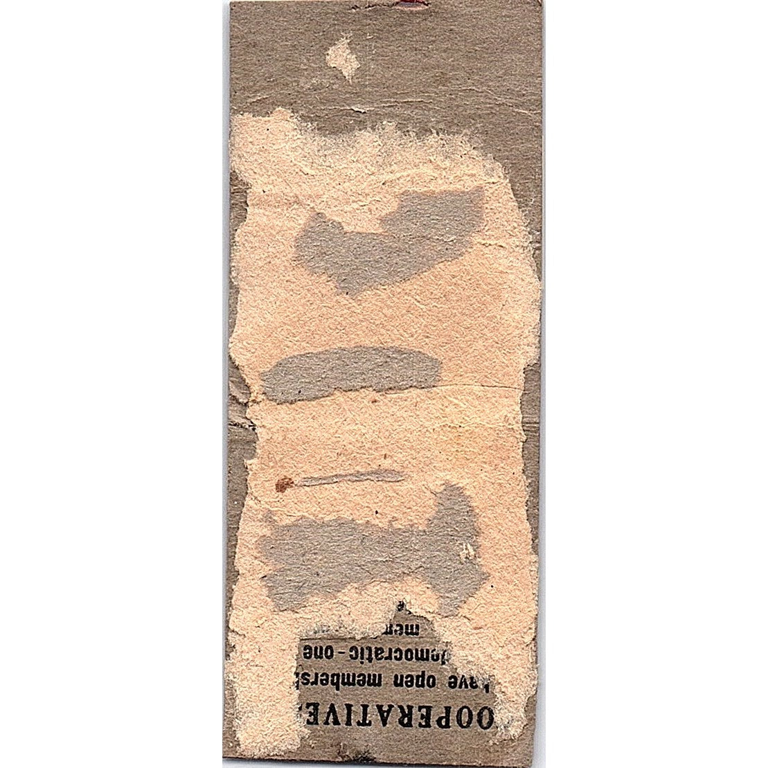 National Co-Operatives Inc Chicago IL Vintage Matchbook Cover SF3-Y3