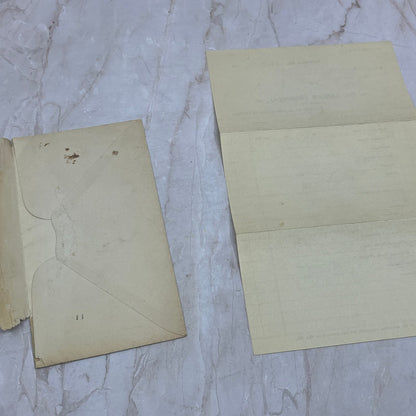 1939 St. Luke's Hospital Bethlehem PA Invoice Bill and Envelope EA5