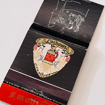 Lüchow's Restaurant New York City Vintage Matchbook Cover TB6-MB1-11