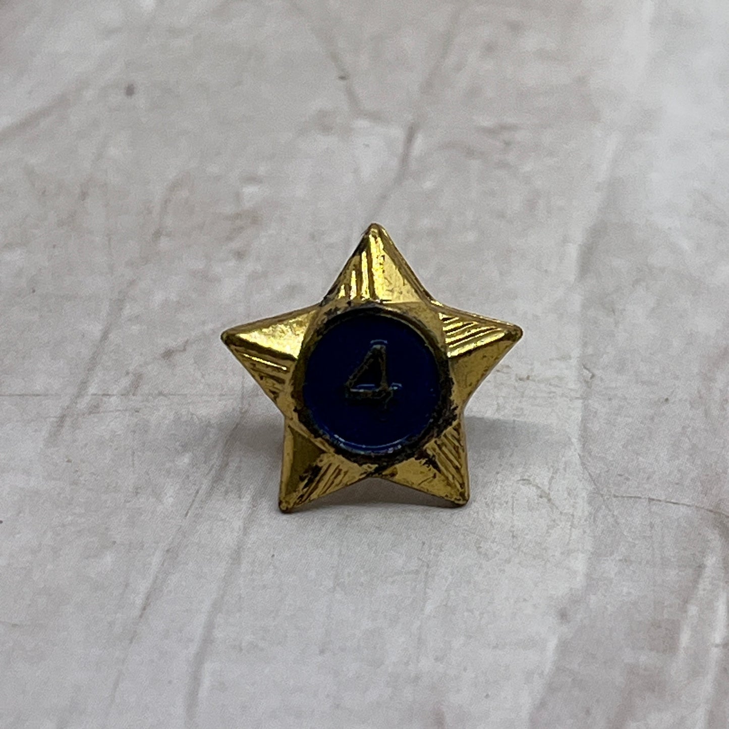 Vintage 4 Years of Service Scouting Pin Pinback SF4