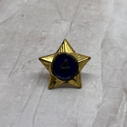 Vintage 4 Years of Service Scouting Pin Pinback SF4