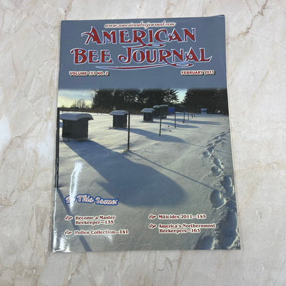 2011 Feb - American Bee Journal Magazine - Bees Beekeeping Honey M9