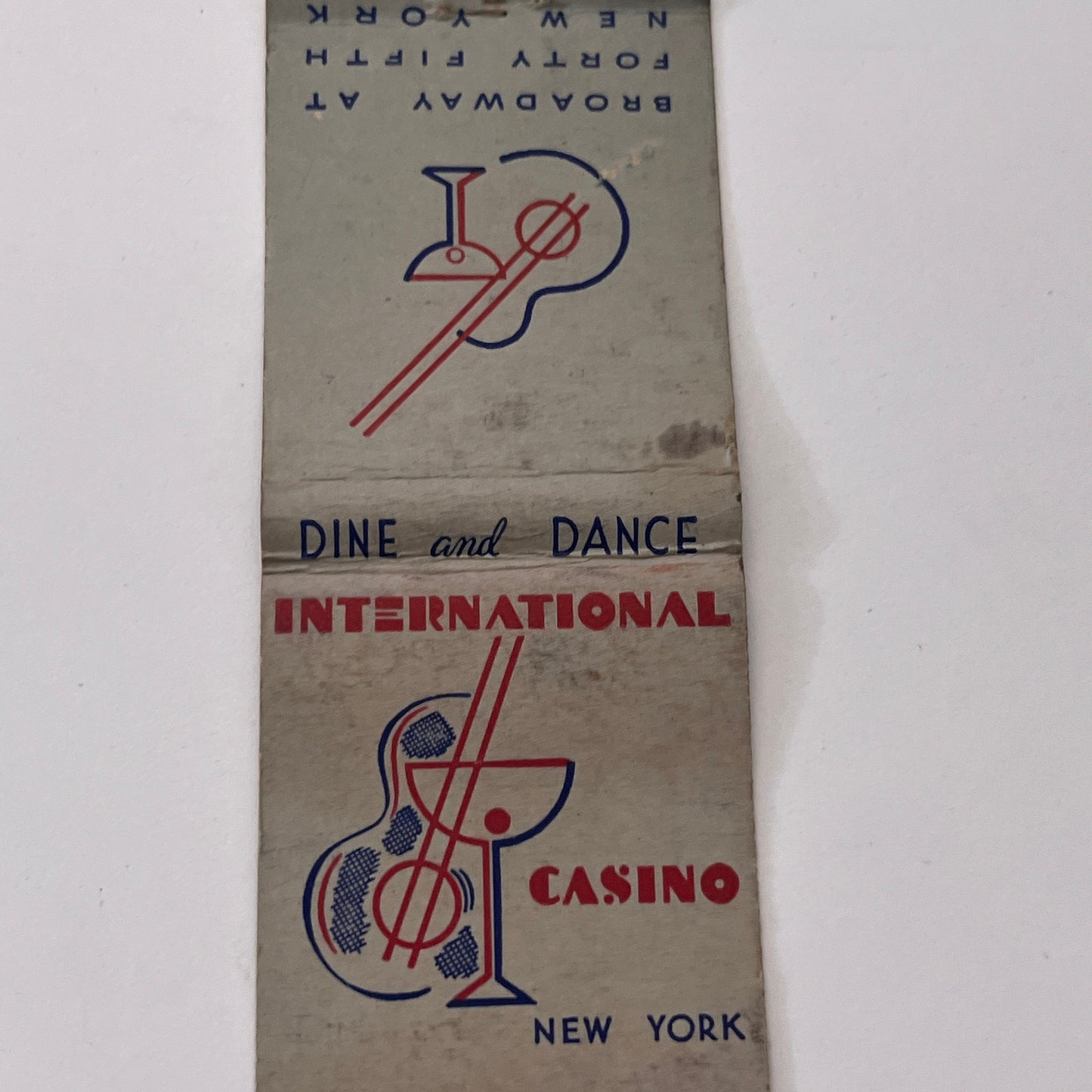 International Casino New York Vintage Matchbook Cover TB8-MB-11