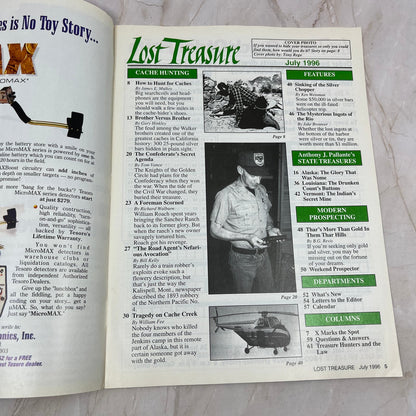 1996 July - Lost Treasure Magazine - Treasure Hunting Gold Prospecting M14