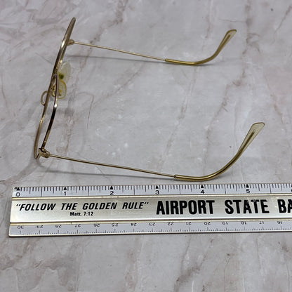 Vintage Logo Paris Gold Tone Wire Frame 140 Sunglasses Eyeglasses Frame TG7-G2-9