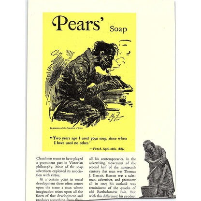 Sir Erasmus Wilson Pears' Soap Testimonial Antique Magazine Ad 5x8 V4
