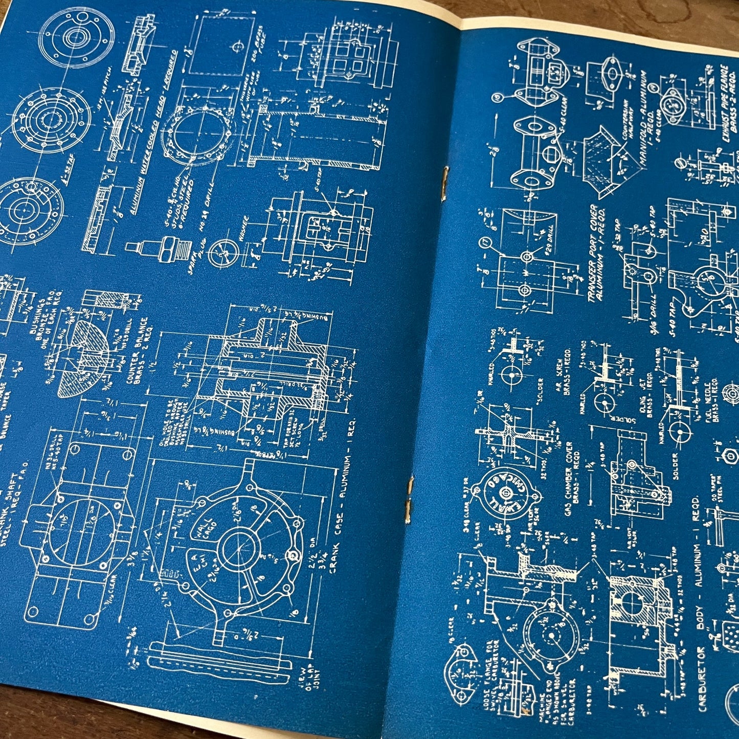 Build Your Own Engine Guide & Blueprints Elmer Wall 5 Pages 1931 Article AG1-13