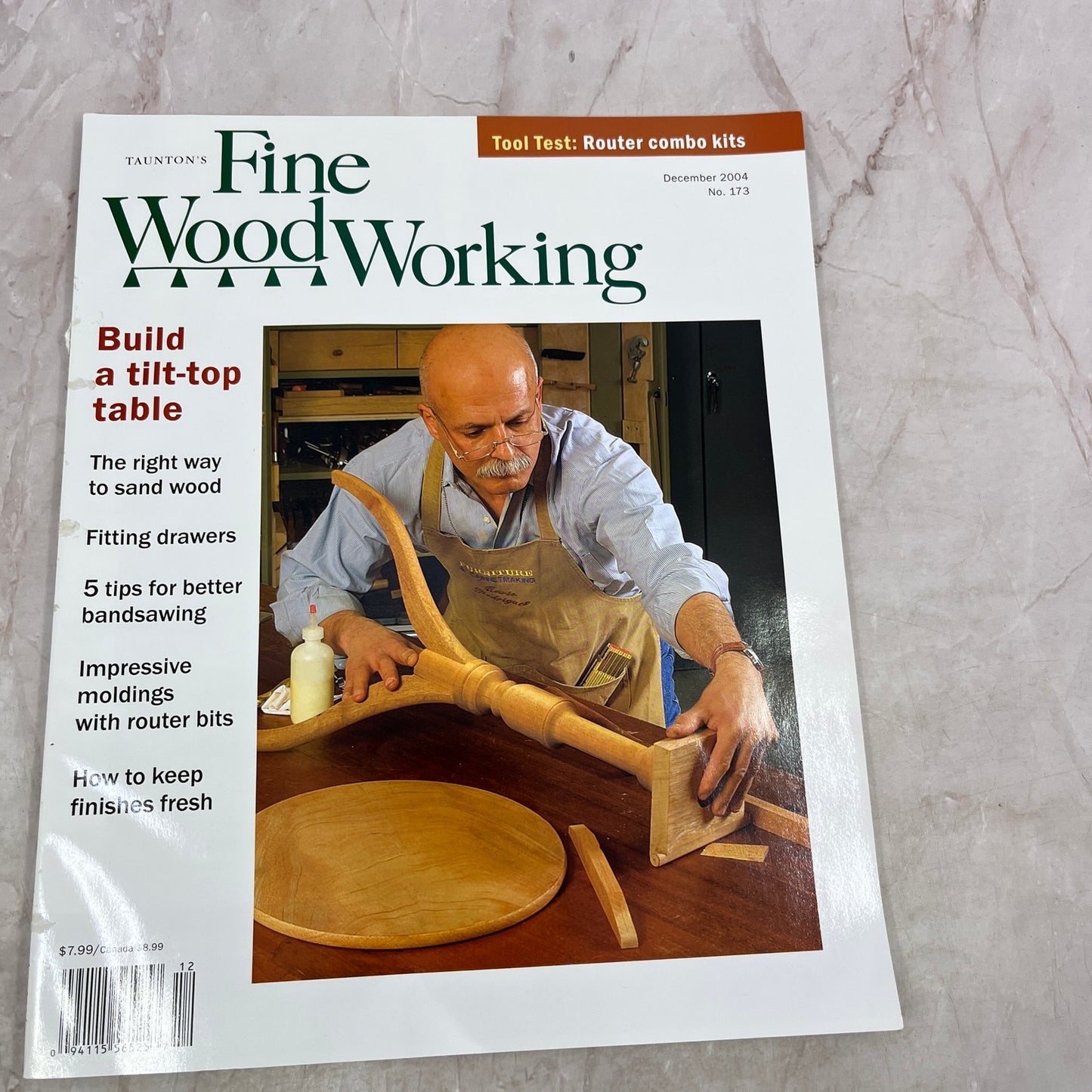 Tilt-Top Table - Dec 2004 No 173 - Taunton's Fine Woodworking Magazine M34