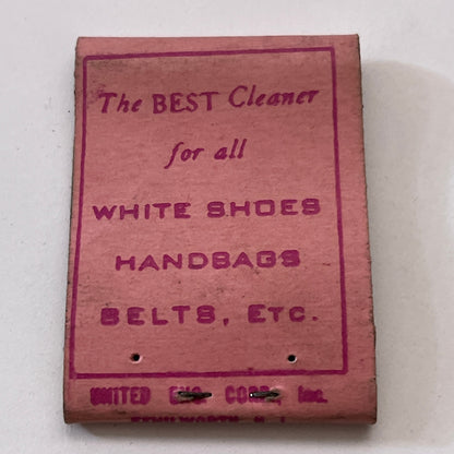 Pola-Wite- Whiter Than Snow Cleaner Vintage Matchbook Cover TB8-MB3-2