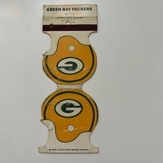 Green Bay Packers NFL Dairy State Bank Rice Lake 1978 Schedule Matchbook SC5-MB1