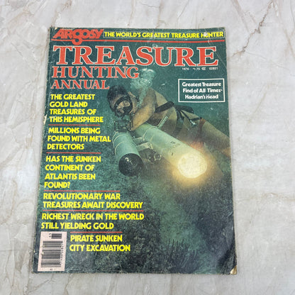 1976 Argosy Treasure Hunting Annual Magazine Atlantis Pirate Sunken City M20