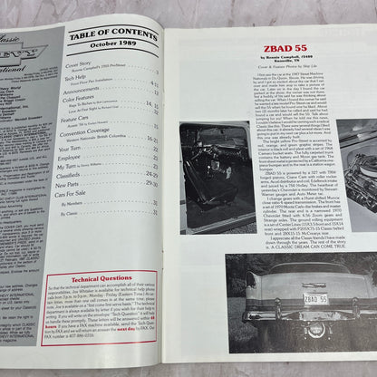 Front Floor Pan Installation - '55, '56, '57 Classic Chevy World - Oct 1989 M31