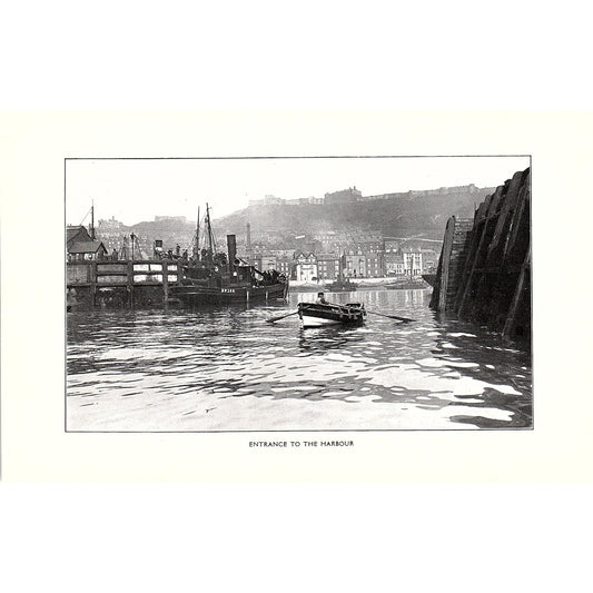 Entrance to The Harbour - Scarborough c1910 Photo Print AF3-8