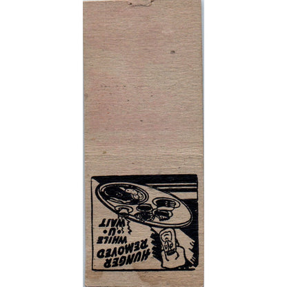 Jim's Restaurant Auburndale Wisconsin Vintage Matchbook Cover SD4-Y16