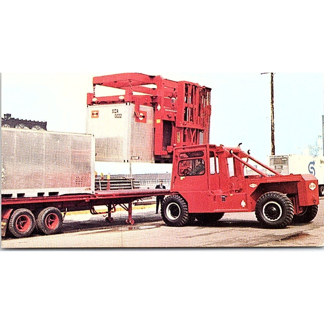 Pacific Lift Truck Co Joe Flanagan Los Angeles CA Vintage Business Card SB4-B4