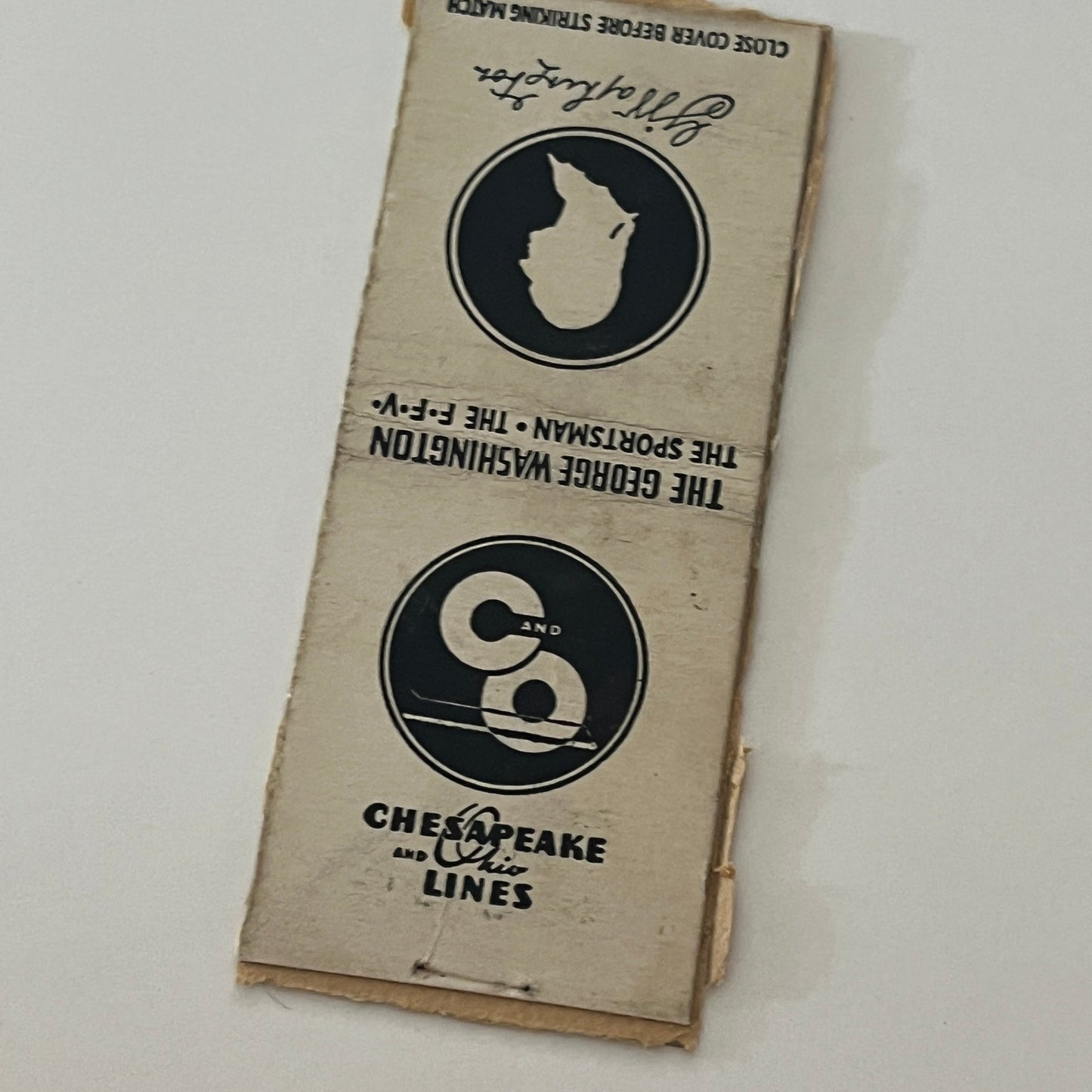 Anton Hochevar Democrat Belmont County Commissioner Matchbook Cover TB6-MB2-4