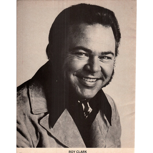 Roy Clark Photo Portrait Headshot 1977 Photo Print AF3-7