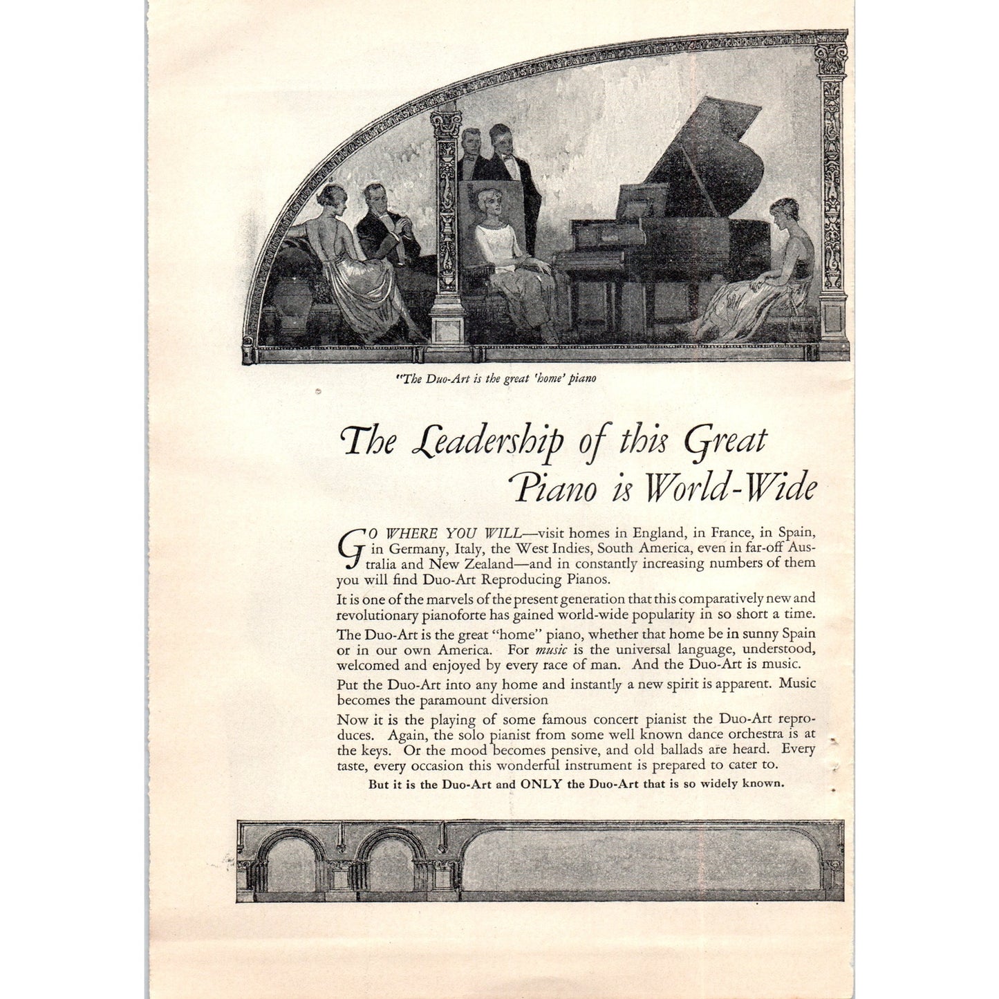 The Duo-Art Reproducing Piano 1924 Magazine ad D23