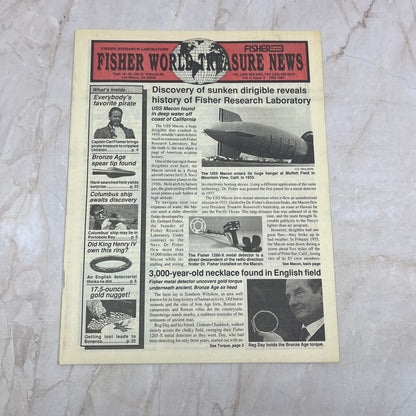 1992-93 - Fisher World Treasure News Magazine - Sunken Dirigible M18