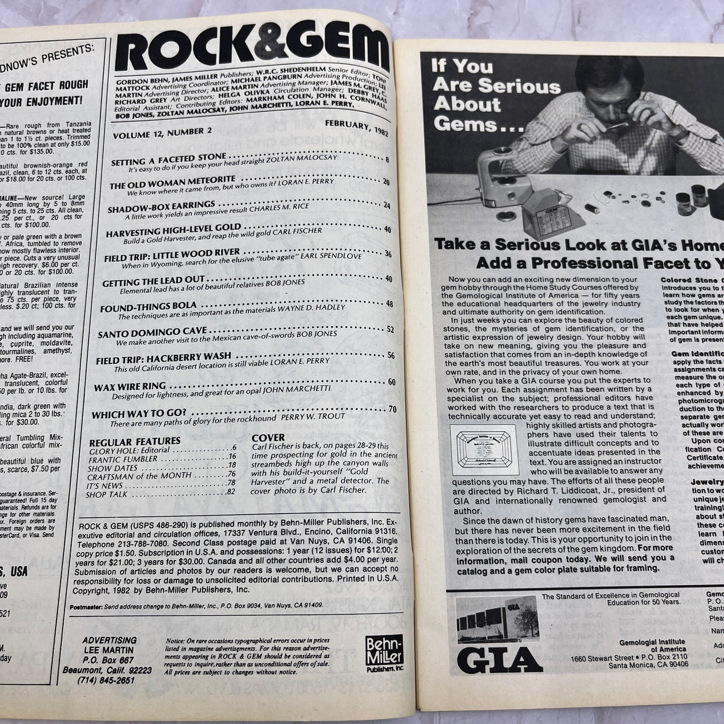 Build a Gold Harvester - Rock & Gem Magazine - Feb 1982 M24
