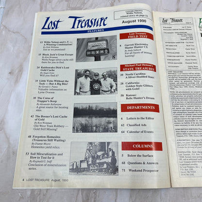 1990 Aug - Lost Treasure Magazine - Treasure Hunting Gold Prospecting M14