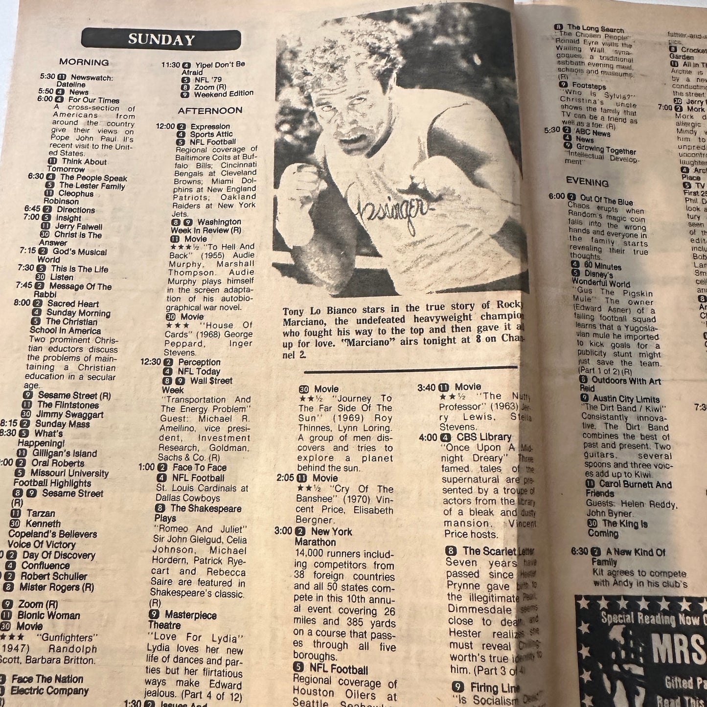 1979 Oct 21 Bellville IL News-Democrat TV Listings Magazine The CBS Library L4-1