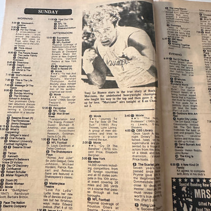 1979 Oct 21 Bellville IL News-Democrat TV Listings Magazine The CBS Library L4-1