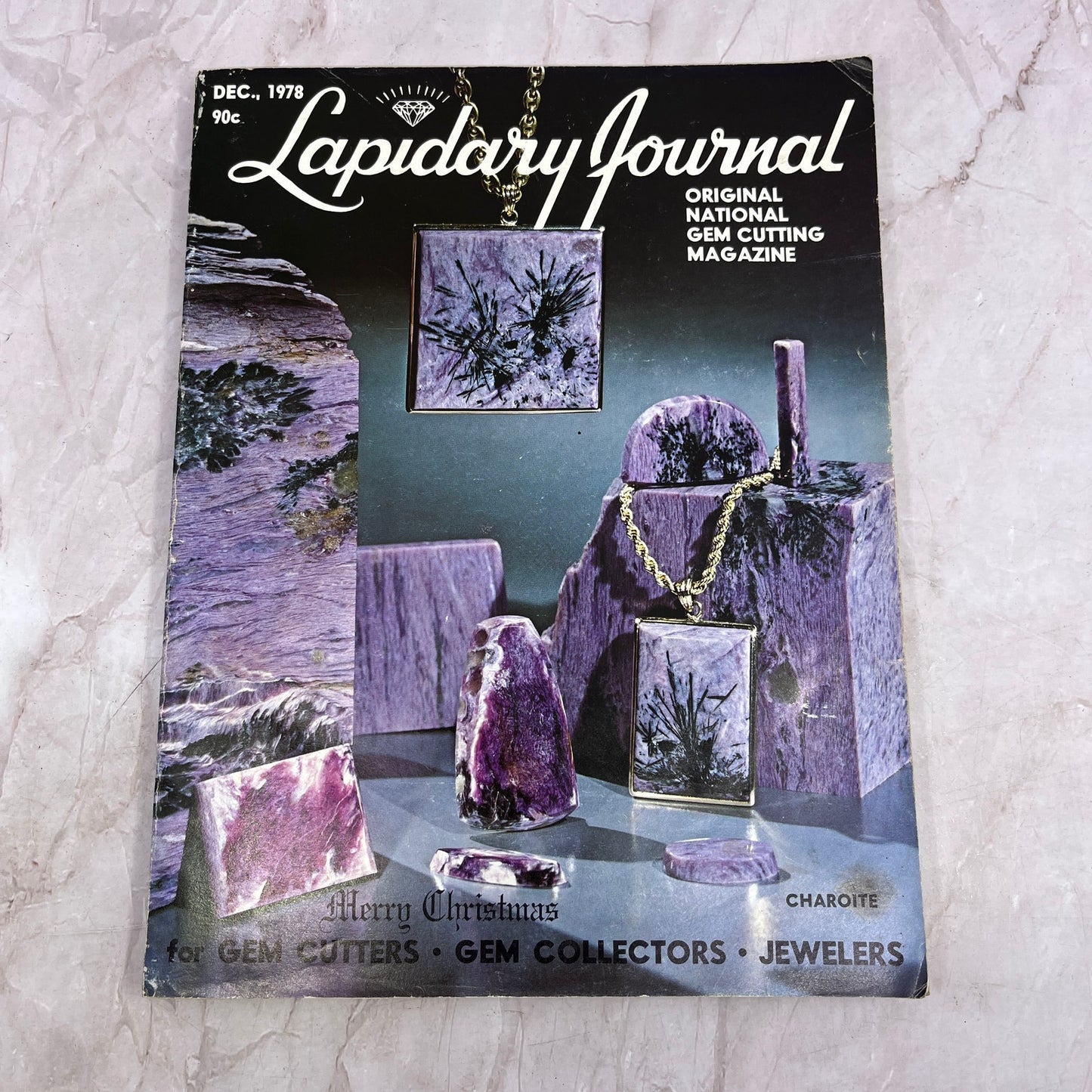 Charoite New Cutting Material - Lapidary Journal Magazine - Dec 1978 M22