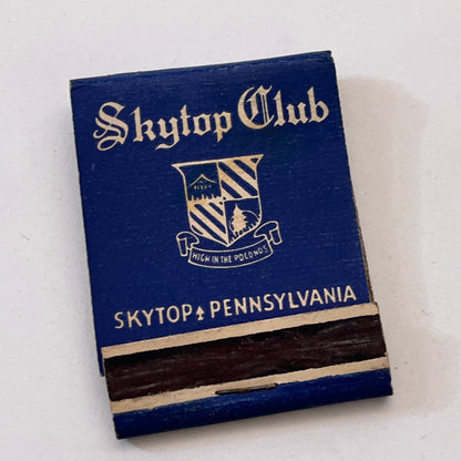Skytop Club Pennsylvania Vintage Matchbook Cover TB8-MB3-6