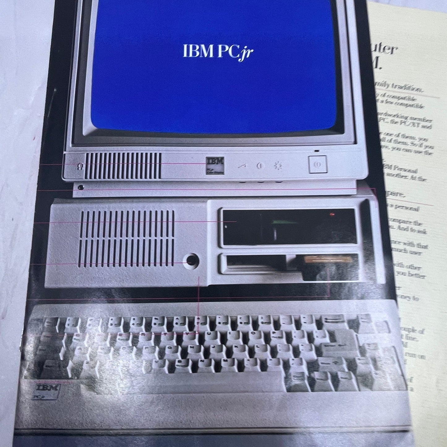 IBM Jr PC 6 Page Ad Catalog Home Computer 1984 Ad AF8-6