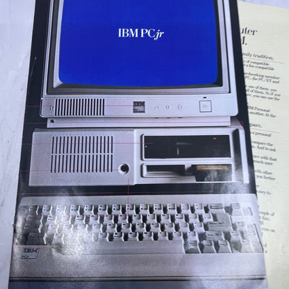 IBM Jr PC 6 Page Ad Catalog Home Computer 1984 Ad AF8-6