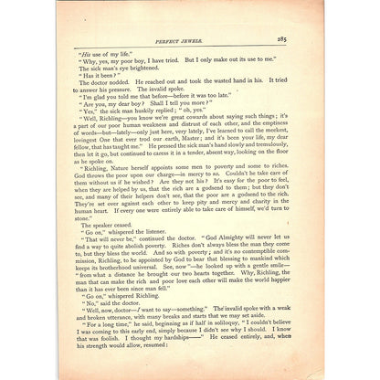 A Golden Sunset - G.W. Cable 4 Pages 1884 Poem TA5-CJ-6