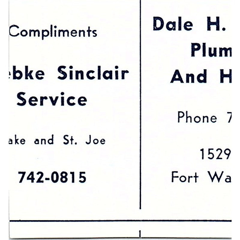 Kimble Garage Auto Repair 1401 S. Harrison St Fort Wayne Indiana 1964 Ad AG1-S15