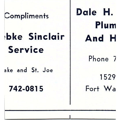 Kimble Garage Auto Repair 1401 S. Harrison St Fort Wayne Indiana 1964 Ad AG1-S15