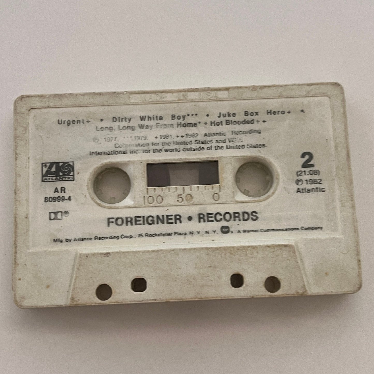 Foreigner - Records Cassette Tape TB6-OT2