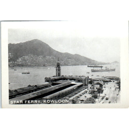 Star Ferry Kowloon China Vintage Photograph 2x3" AE7