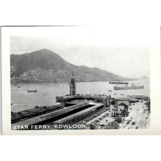 Star Ferry Kowloon China Vintage Photograph 2x3" AE7