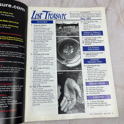 1997 May - Lost Treasure Magazine - Treasure Hunting Gold Prospecting M13