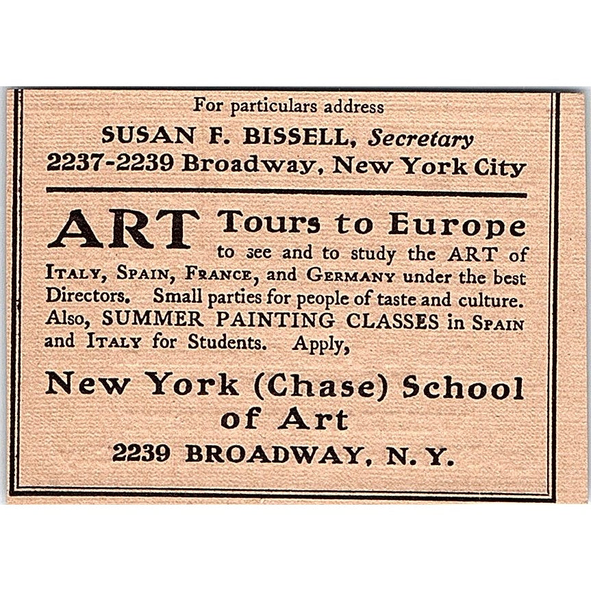 William Macbeth Paintings by American Artists 5th Ave NYC - 1908 Ad AF4-3