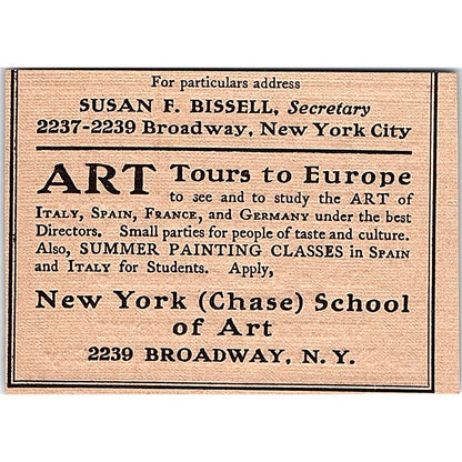 William Macbeth Paintings by American Artists 5th Ave NYC - 1908 Ad AF4-3